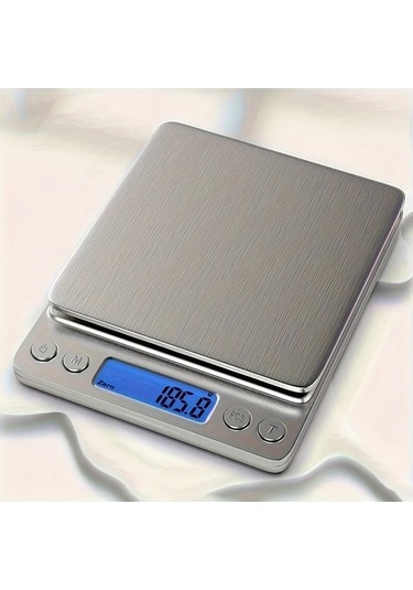 Fastbuy Kolzp Dijital Mutfak Terazisi 2000g, 0.1g Hassasiyet, Kompakt Tasarım, Mutfak Ve Yemek Hazırlama İçin İdeal -