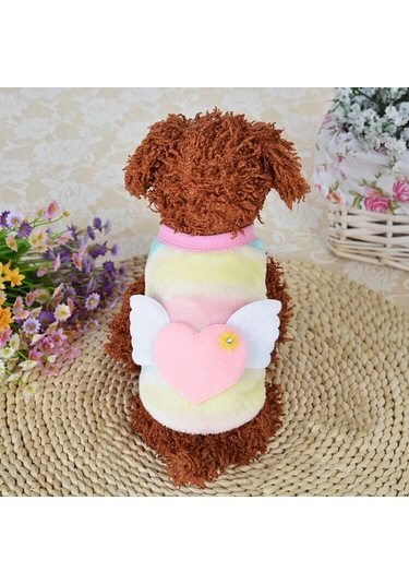 Köpek Ve Kedi İçin Kıyafet Rainbow Polar Sweat Kostüm