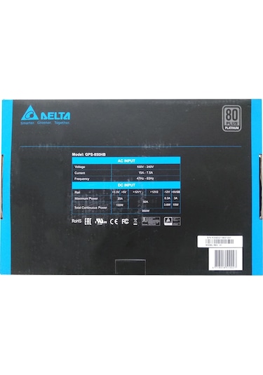 Delta GPS-850HB 850W 80+ Platinum Güç Kaynağı