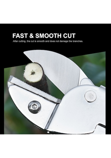 Hangfox Bahçe Ağaçları İçin Sk5 Çelik Zırhlı Pruning Shears - Kolay Kesim, Ergonomik Koltuk, 20mm Çap, Güvenlik Kilidi, S Boyutu