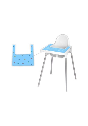 Homyl Mama Sandalyesi Placemat Bpa Free Silikon Baby Type3-yeşil Type3 Yeşil