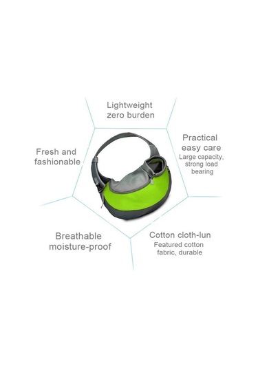 Dm Cbtx Köpek Ve Kedi Sling Taşıyıcı, Eller Serbest Çift Taraflı Pet Çanta, Küçük Boy Kırmızı