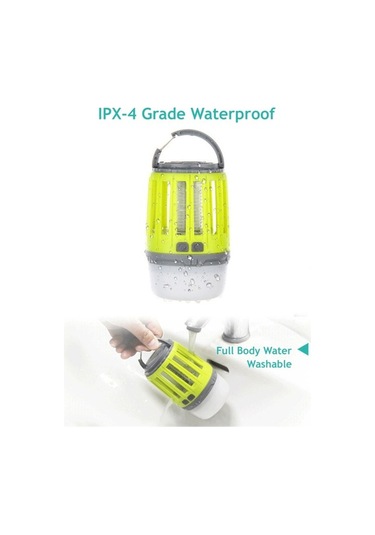 Bloomnest Mor Işık Elektrik Şoklu Sivrisinek Öldürücü, Taşınabilir Kamp Işığı