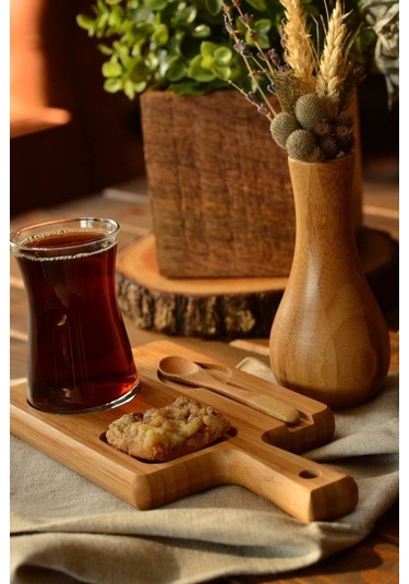 Bambu Sunum Tabağı Tabi