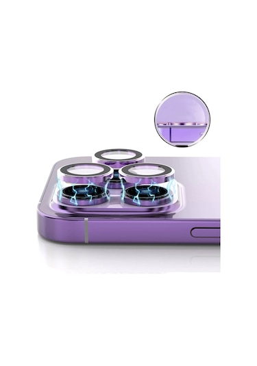 İphone 15 Plus İle Uyumlu Advice Safir Kamera Lens Koruma