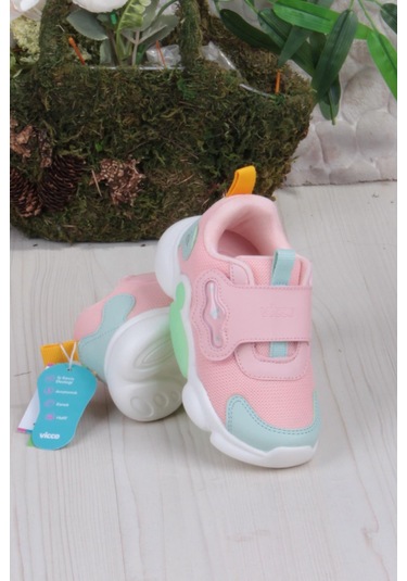 Vicco 346.b24k.335 Gum Pudra Işıklı Kız Çocuk Ayakkabı Pudra