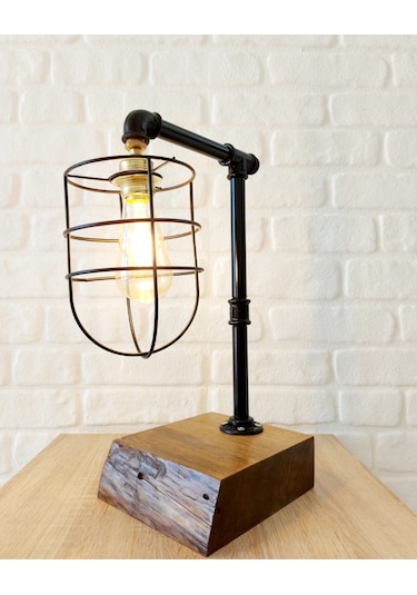 RETRO NOW BRISTOL LOFT STYLE BORU ABAJUR Siyah