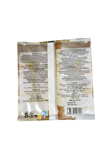 Prenses Tüy Dökücü Toz Hamam Otu 50 x 200 G