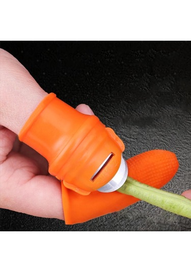 Suntek Bahçe Silikon Başparmak Bıçağı Hasat Tesisi L