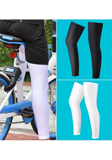 Youmex Beyaz M Beden Outdoor Spor Kalf Kollukları - Islak İpucu Ve Kaymaz Koruyucu, Nylon + Buz Ipi Malzeme İle Bisiklet, Basketbol, Koşu İçin Beyaz