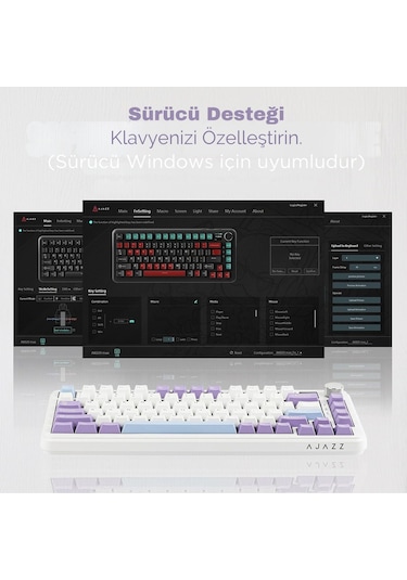 Ak820 Max He Kablolu Mekanik Oyun Klavyesi, Rapid Trigger, Rgb Aydınlatma, Hall Effect