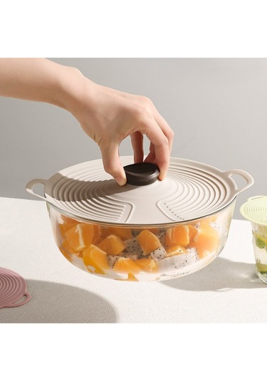 9068183074769lmr - Larimar 3'lü Vakumlu Silikon Kapak Seti Çok Renkli