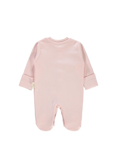Civil Baby Prematüre Organik Patikli Tulum Pembe