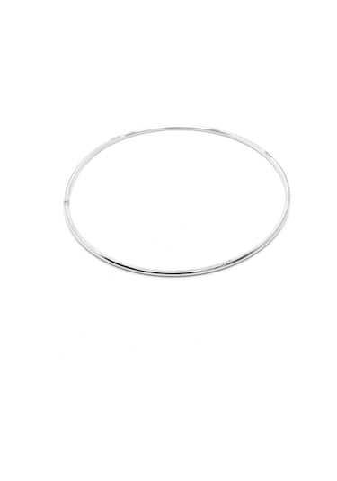 Oya Silver Düz Gümüş Halka Bilezik 43583583