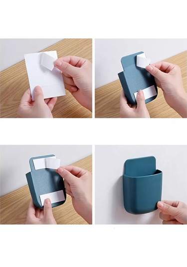 Ju Style Duvara Monte Telefon Tutucu Düzenleyic 230533316 Gri