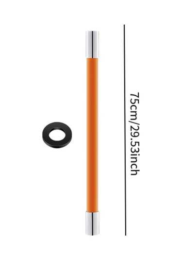 Suntek Balkon, Banyo, Mutfak Için Esnek Su Musluğu Borusu Uzatma Turuncu