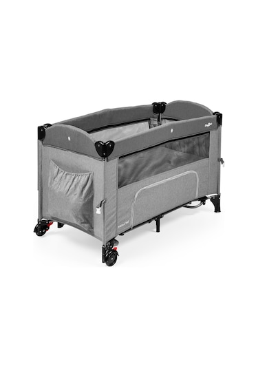 Baby2go Hound Anne Yanı Oyun Parkı 60x120 Cm Gri