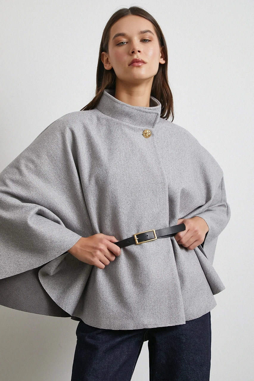 Kemer Kaşe Panço Gri Gri