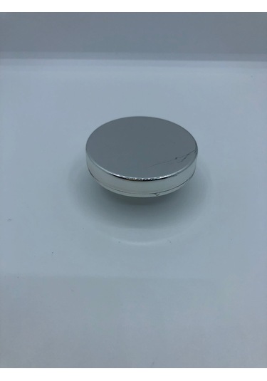 Plastik, 55 Mm Çapında Sade Ve Şık Dolap, Kitaplık, Mobilya Düğme Kulpu 5 Adet Krom Kaplama