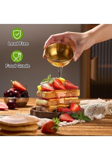 Ulzyvf Ve Soslar Paslanmaz Paket Mini Kaseleri, Kaseler İçin Hazırlık Daldırma Çelik Çelik Baharat 8 Fq Çelik