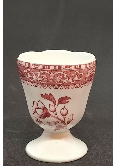 Pembe Vintage Yumurtalık 1 Adet Pembe-beyaz