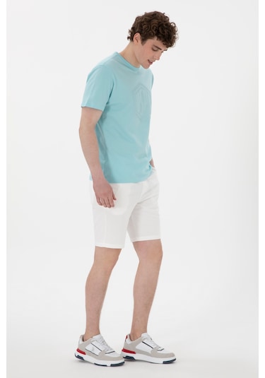 U.s. Polo Assn. Erkek Ekru Şort Örme 50298062-vr019 Ecru Ekru