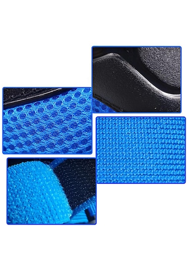 Suntek Çocuklar Kaykay Bisiklet Koruyucu Dişli Kıyafet Diz Mavi