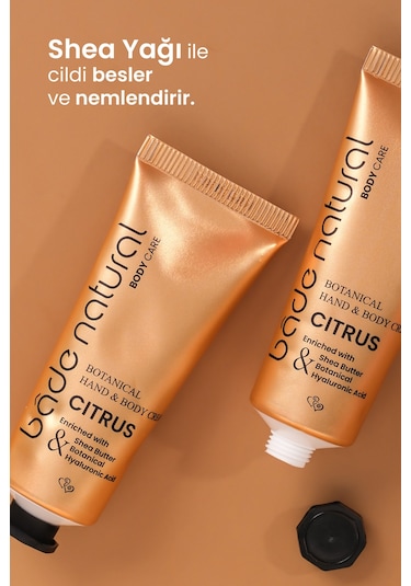 Bade Natural Citrus Bitkisel El ve Vücut Kremi 75 ML