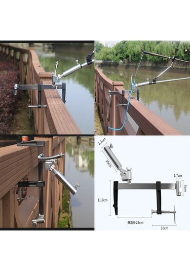 Suntek Ayarlanabilir Kelepçe Tekne Deniz Olta Kutup Standı