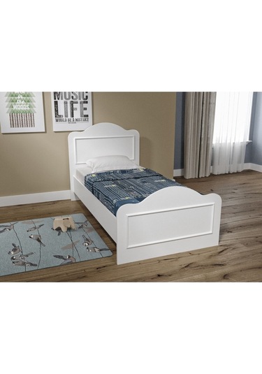 Baby Darling Mdf Alessa 90x200cm Country Karyola Beyaz %100 Mdf