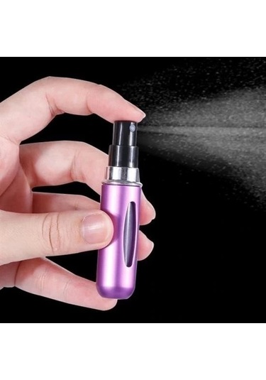 Parfüm Şişesinden Dolabilir Yedek Cep Parfüm Şişesi Aparatı Çok Renkli