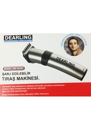 Dearling RD-609X Profesyonel Şarjlı Saç Sakal Kesme Makinesi