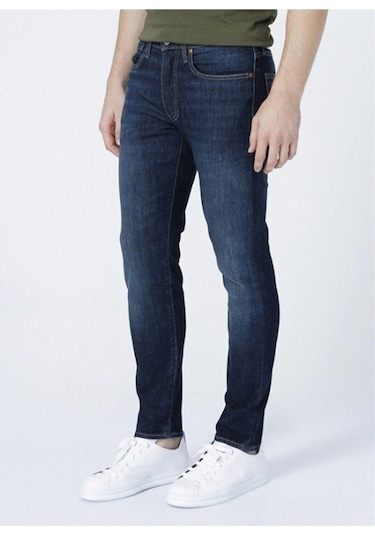 Levi's Erkek Slim Fit Jean - Minimalist Günlük Stil Koyu İndigo