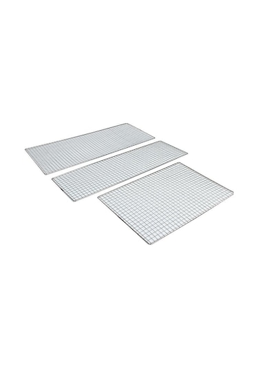 Paslanmaz Çelik Izgara Filesi, Ağır Hizmet Tipi, 26x32 Cm