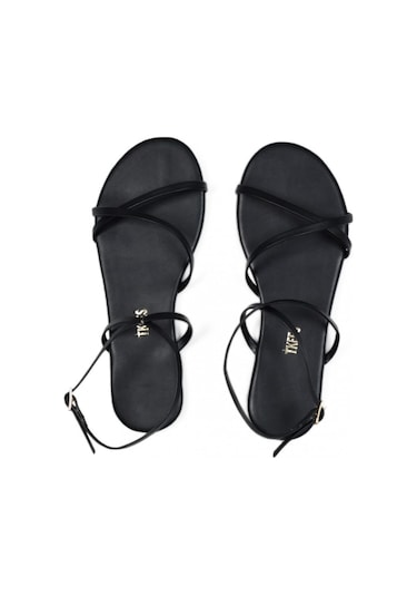 Tkees Tk-8006z Si Yah Kadın Sandalet Siyah