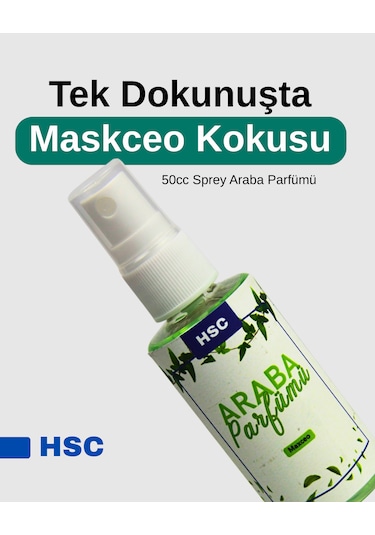 Maskceo Araba Parfümü 50cc Sprey Ferahlatıcı Taşınabilir Araba Kokusu 50 ML