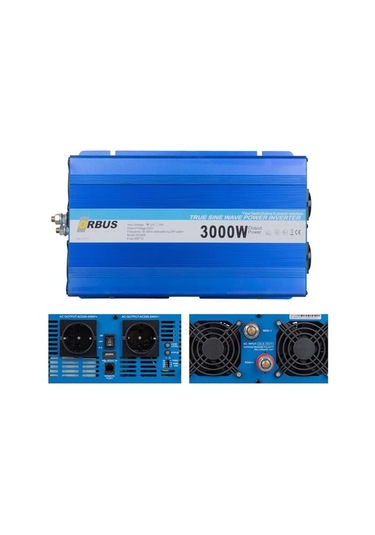 12 Volt 3000 Watt Tam Sinüs İnvertör