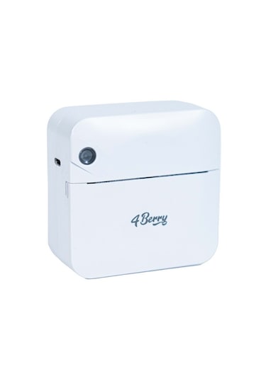 C17m Beyaz Mini Bluetooth Yazıcı Termal, Portable, Kartuşsuz Ba