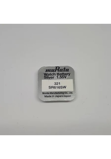 Murata 321 SR616SW Saat Pili