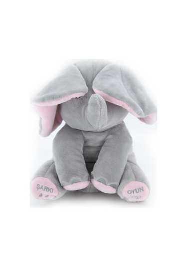 Babycim Cee Ee Oyuncu Fil Jumbo Eğitici Peluş Fil Sesli Hareketli