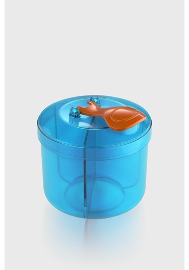 Renga Doli 290 Ml 3 Bölmeli Pp Toz Mama Kabı 221004 Mavi Mavi