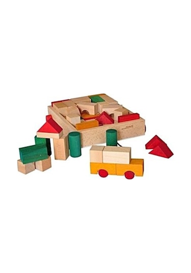 Woodoy 60 Parça Kovalı Büyük  Bloklar