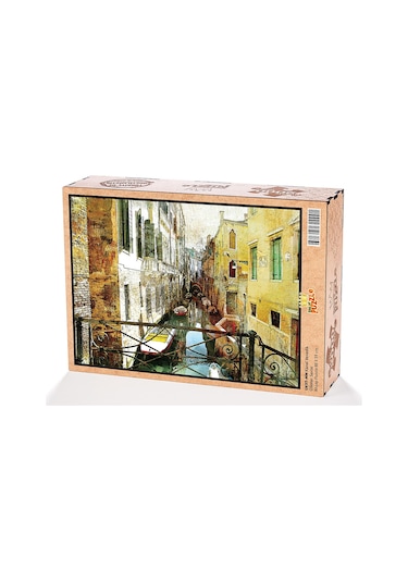 King Of Puzzle Kanal venedik Ahşap Puzzle 2000 Parça