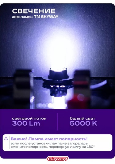 Skyway W5w Ledlü Araba Lambası 2 Adet 241407162