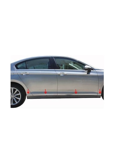 Vw Passat B8 B8.5 Uyumlu 2015 - 2021 Krom Yan 8 Parça Kapı Çıt..