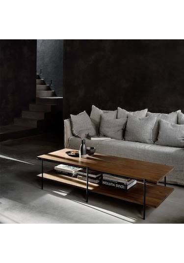 Orta Sehpa Modelleri Ahşap Tasarım Salon Sehpası Dikdörtgen