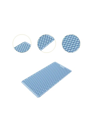 Suntek Ayak Masaj Aleti Hafif Kompakt Akupresür Matı Fitness Mavi