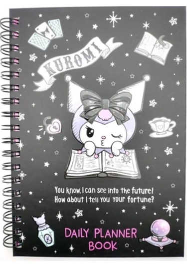 Gifi Daily Kuromi Planlama Defteri Spiralli 17x24 Cm Çok Renkli