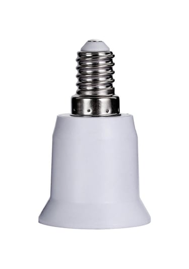 Fosenze 10 Adet E14'den E26/e27'ye Adaptör, Avize Ve Lambalar İçin Fiyakalı Soket Dönüştürücü, Ampul Tabanı Değiştirici