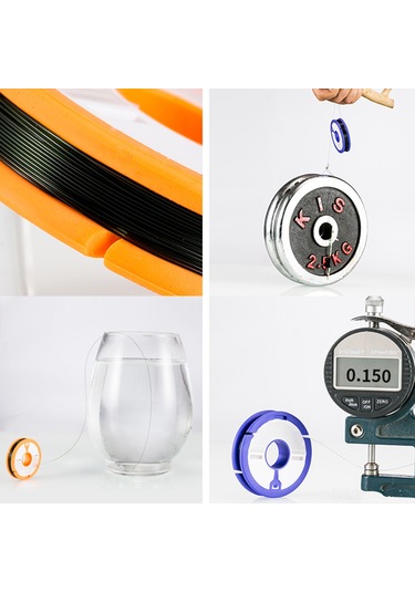 Reedark Tamamlı Aksesuarlı Olta Misini Seti - Dayanıklı Nilon Dokuma Misina, 3 Numara, 5.7m Uzunluk, Hızlı Batma Özelliği, Rastgele Renk